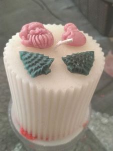 new Festive Christmas scented piller Candle