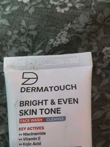 derma touch face wash