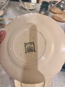 vintage ceramic plate