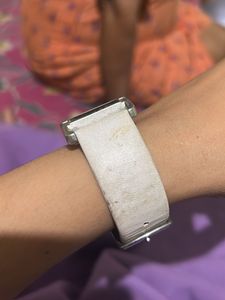White Leather Strap Fastrack Watch