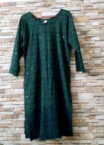 Blingy Green Kurta