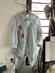 Floral Embroidered Kurta Set