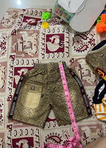 Fancy Tshirt Pants Set With Jacket