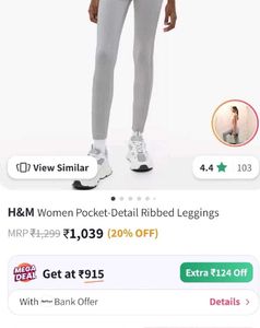 H&amp;M Ribbed Pocket Detail Tights
