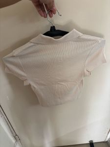 H&amp;M RIBBED POLO TSHIRT