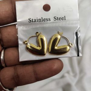 Stainless Steel Hoops Earring
