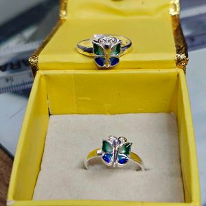 Pure silver toe ring (One Pair)