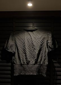 Grey crop top