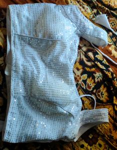 Sequin Blouse Padded