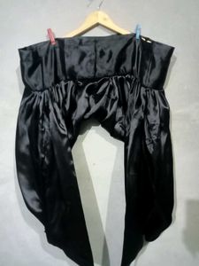 Black Satin Salwar Suit