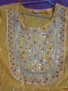 Beautiful Yellow Sharara Suit