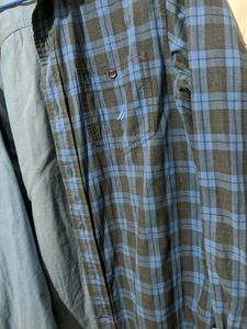Nautica Checkered Blue Shirt