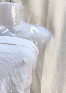 Elegant White Embellished top