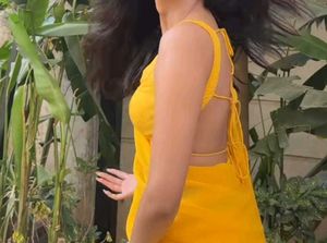 Silk Backless Strappy Padded Blouse