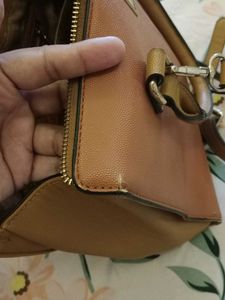 Stylish Brown Satchel Handbag