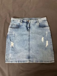 Denim Mini Skirt
