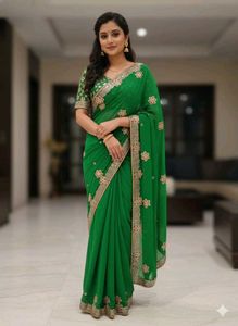 combo of 2 Embellished Saree