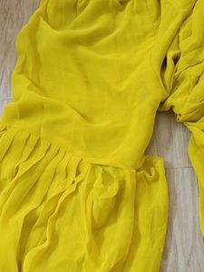 Yellow sharara Suit Set