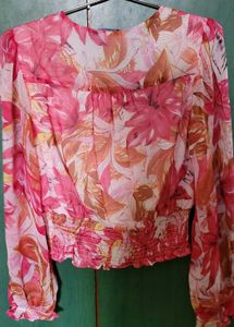 Floral Chiffon top