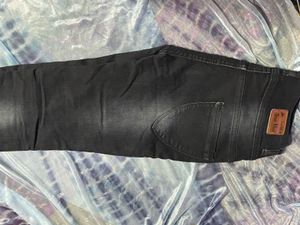 Distressed Black Jeans