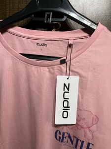Zudio Gentle Tee - Blush Pink Drop