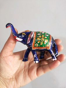 Meenakari Elephant Statue