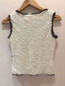 Beautiful Lace Trimmed  Top