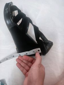 Stylish Black Wedges
