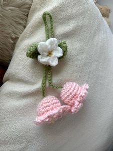 Crochet Flower Keychain (customisable)
