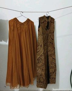 Elegant Kurta Set & Sharara (Khadi Silk)
