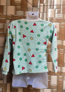 Cute Patterned Long Sleeve Sweater