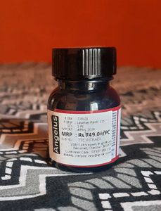 Black Leather Paint- Angelus