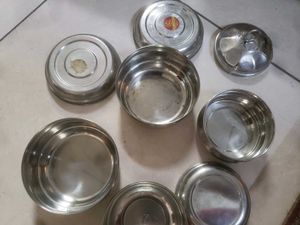 4 Stainless Steel Tiffins