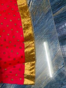 Red &amp; Gold Ethnic Skirt