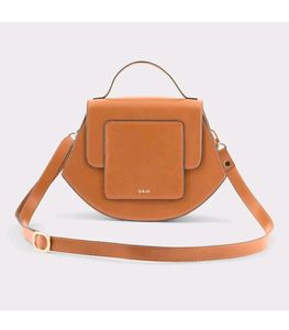 Iykyk Tan Structured Multi Handle Sling Bag