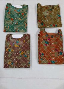 Daily Wear Colourful Full Dress Set