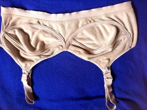 Vintage Beige Bra Girdle