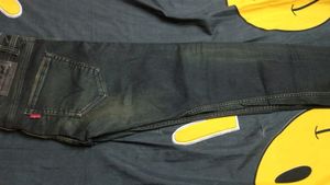 Dark Blue Denim Jeans For Men
