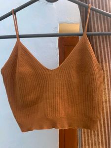 Ribbed Knit Crop Top