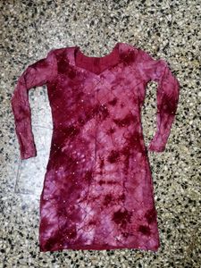 Red Kurta Set