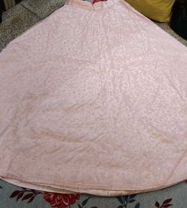 Light Pink Lehenga Skirt