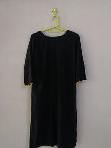 Black Kurti Top, Kurta And Kurtis, Black Colour