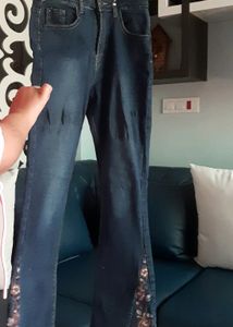 URBANIC BOOTCUT FLORAL WOMEN JEANS