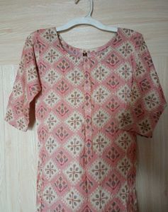 Peach Kurti For Women