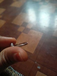 pur silver 925 Red Stone Ring