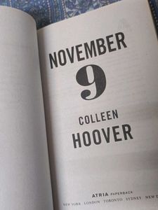 November 9 by Colleen Hoover