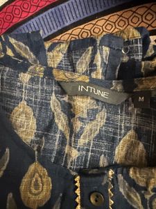 Elegant Blue Printed Kurta
