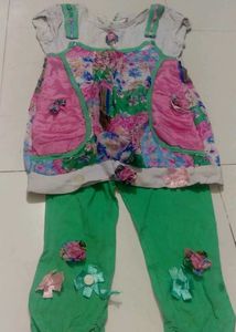 Comfortable Kids Girls Stylish Top Leggings set