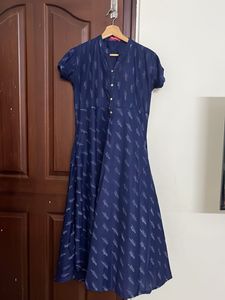 Blue Printed Dress