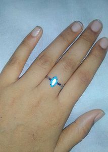 Blue Stone Ring | Minimal And Aesthetic